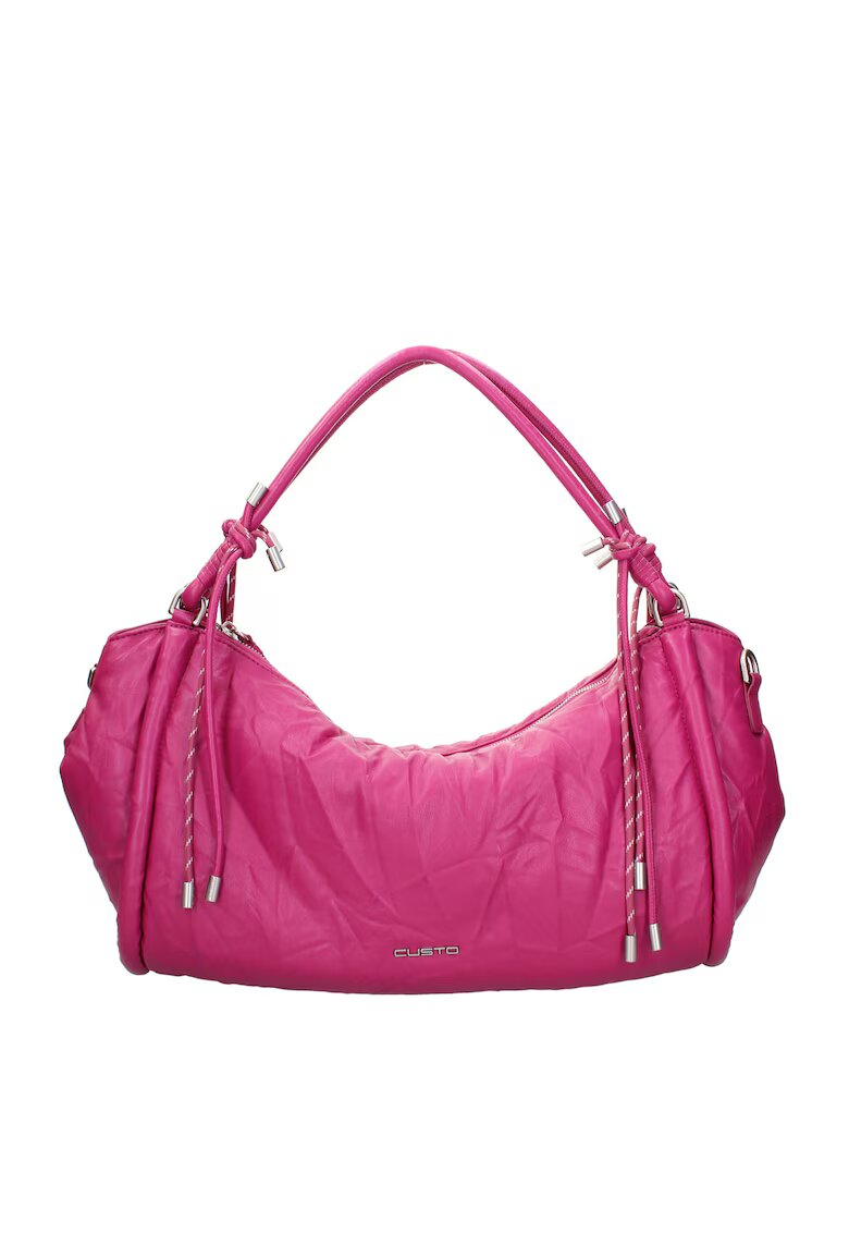 Custo Barcelona Geanta de piele cu fermoar - Fucsia