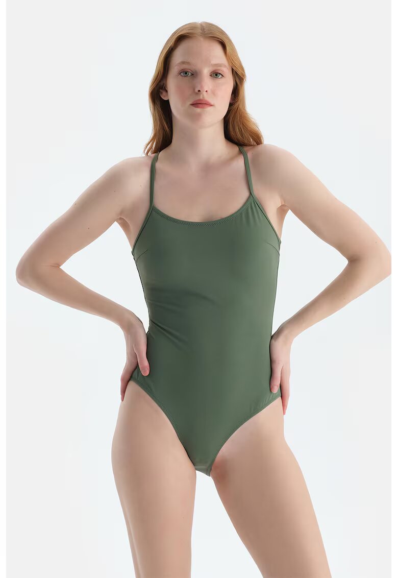 DAGI Costum de baie intreg - Verde feriga