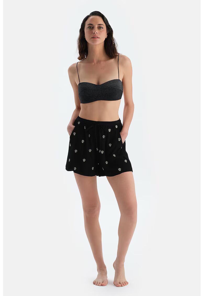 DAGI Pantaloni scurti cu buzunare laterale - Negru