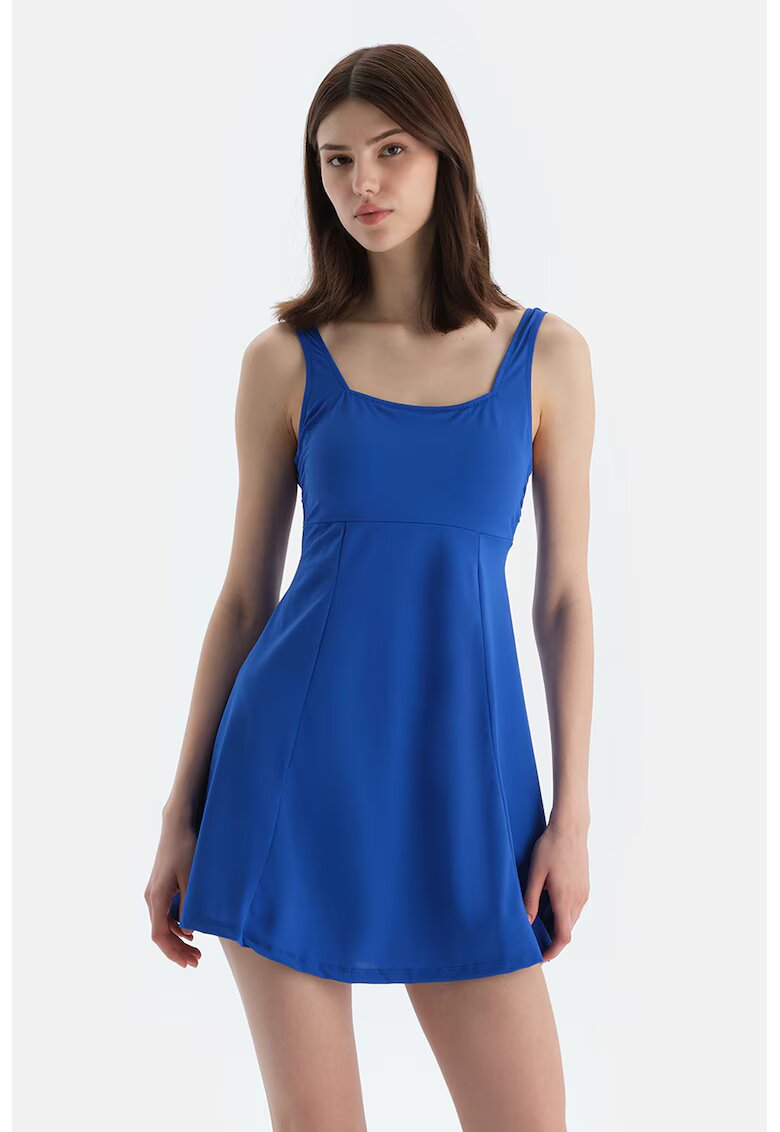 DAGI Rochie mini de plaja - Albastru royal