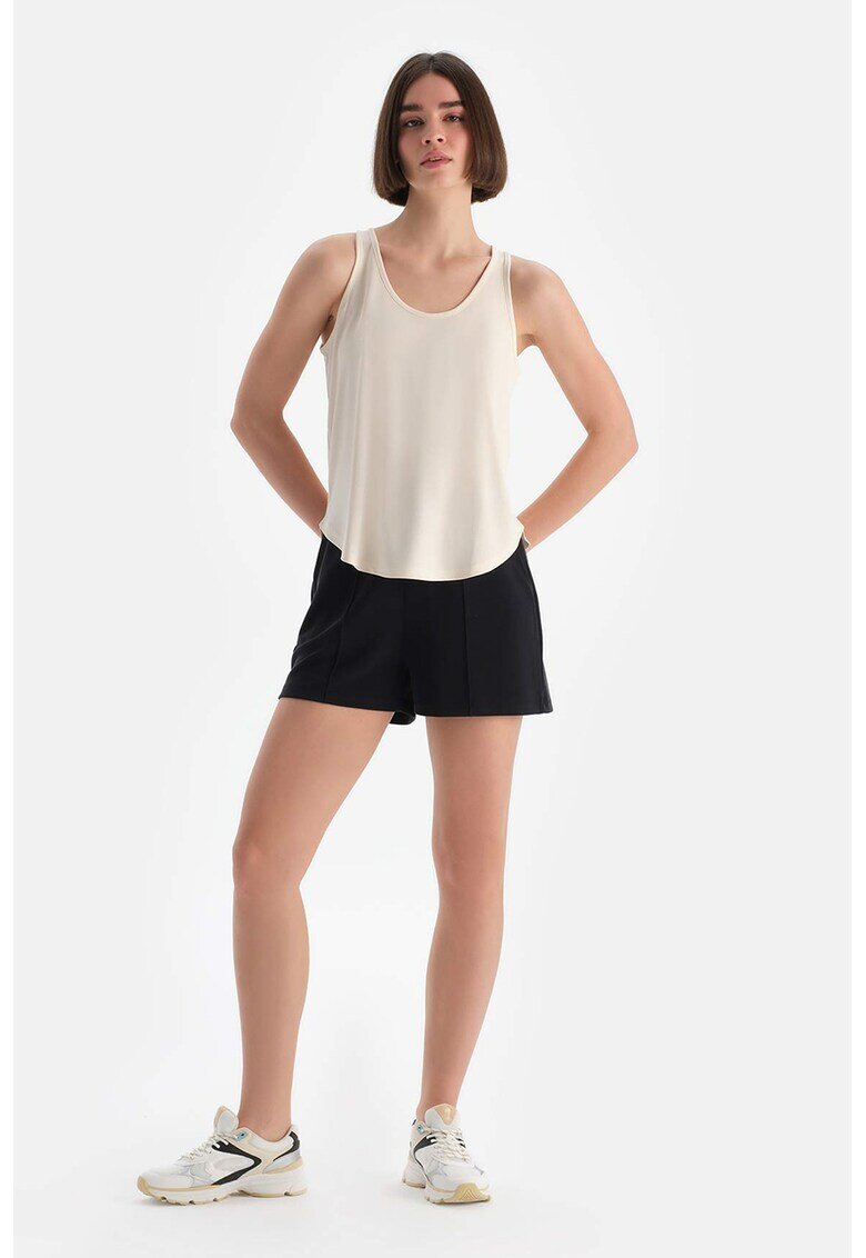 DAGI Top vaporos din amestec de modal - Crem