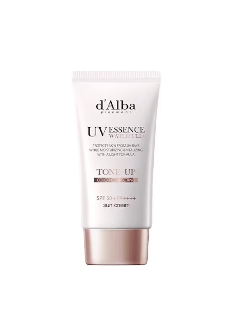 dAlba Crema solara Waterfull Tone-Up cu efect de iluminare (roz) - 50ml