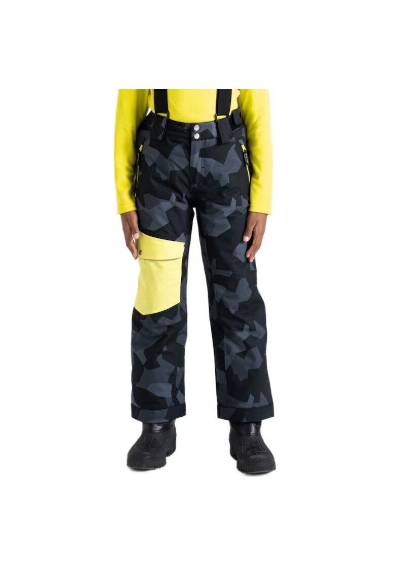 Dare2B Pantaloni copii Pow - bretele - negru - poliester