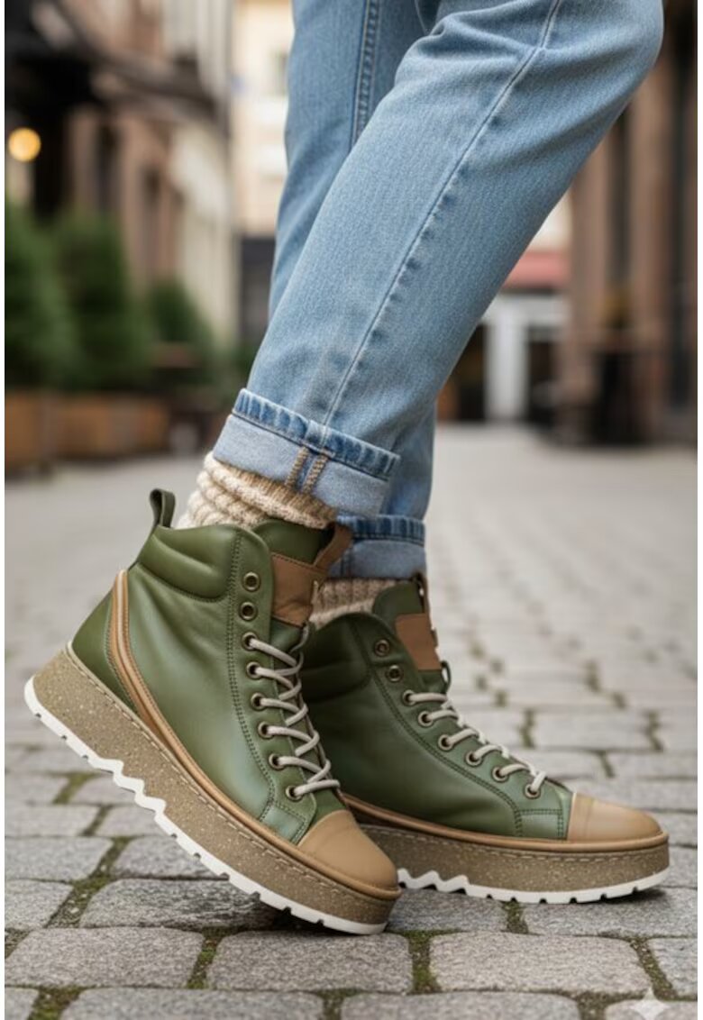 Dasha Ghete dama kaki cu maro - Verde