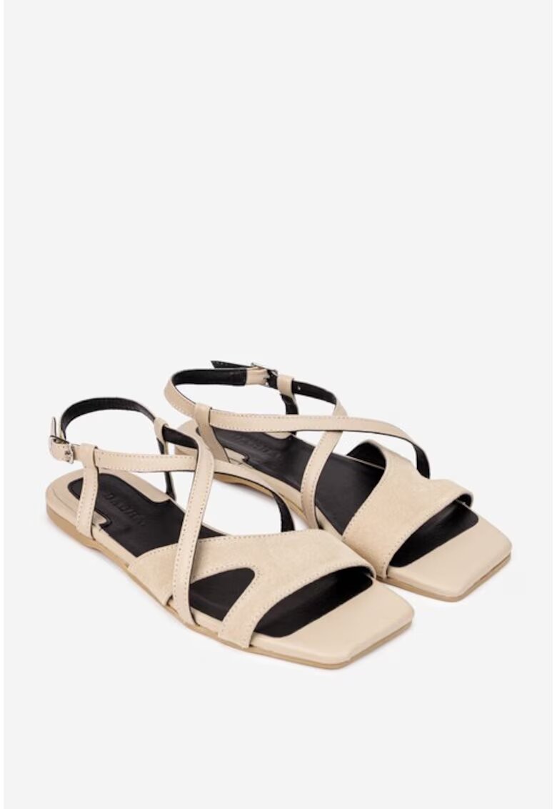 Dasha Sandale dama bej stil casual - Bej