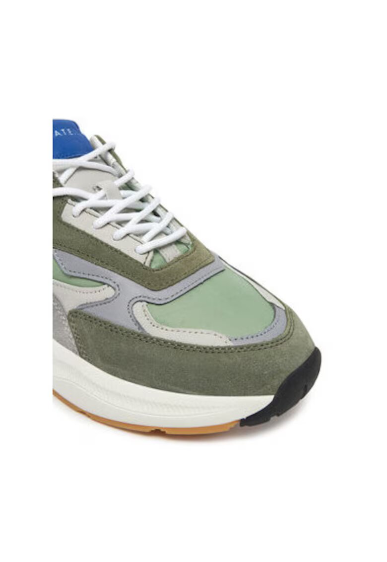 DATE Pantofi sport barbati - M421-FG-NY - D A T E - Piele naturala - Verde