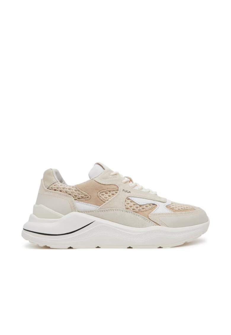 DATE Pantofi sport dama - W421-FG-ET - D A T E - Piele naturala - 35 EU - Bej