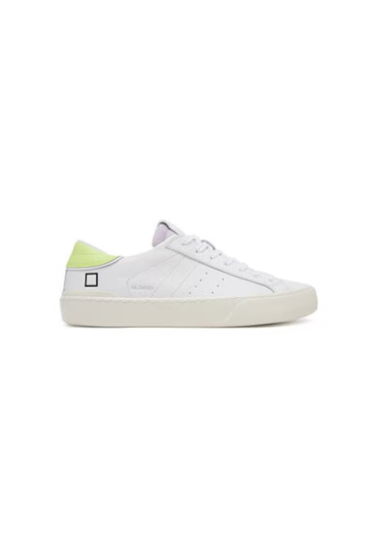 DATE Pantofi sport dama - W421-HL-MX - D A T E - Piele naturala - Alb - Alb
