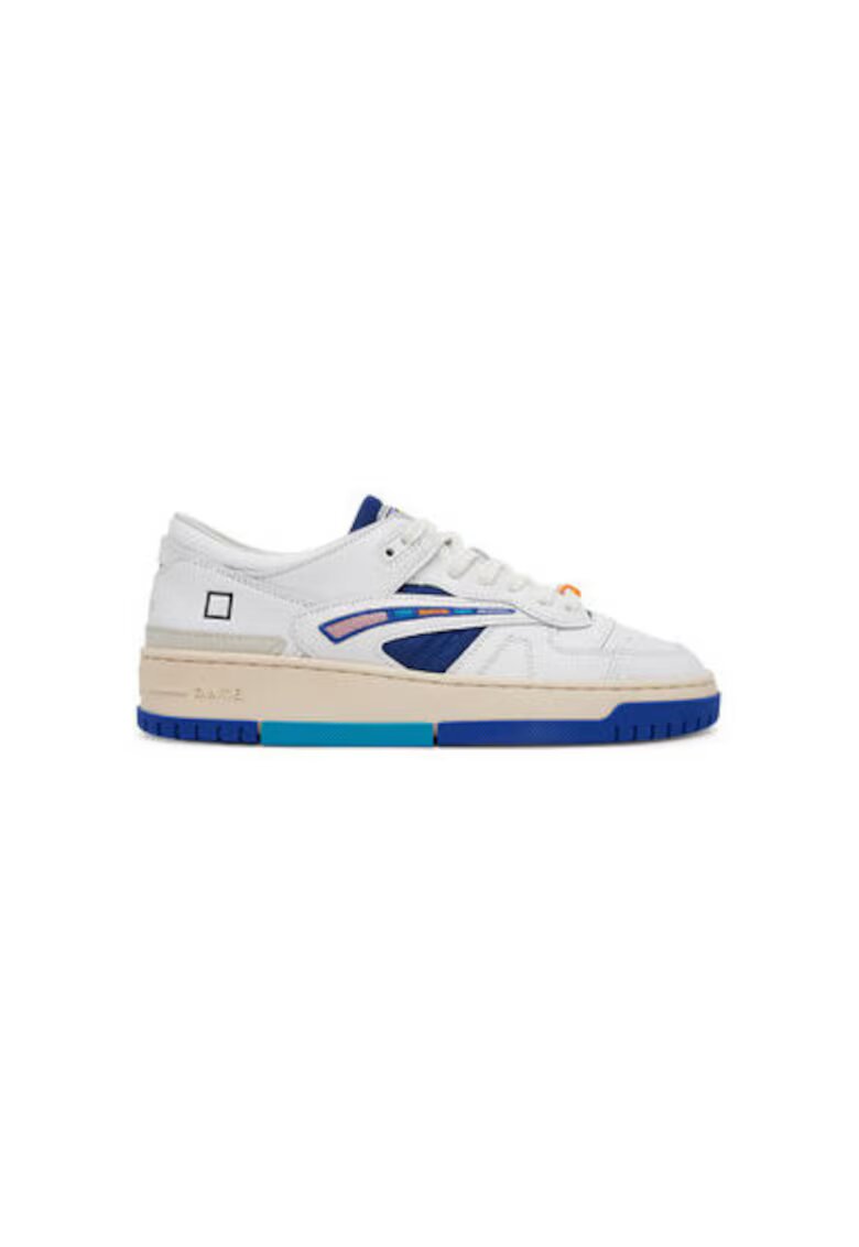 DATE Pantofi sport dama - W421-T8-CO - D A T E - Piele naturala - Alb - Alb