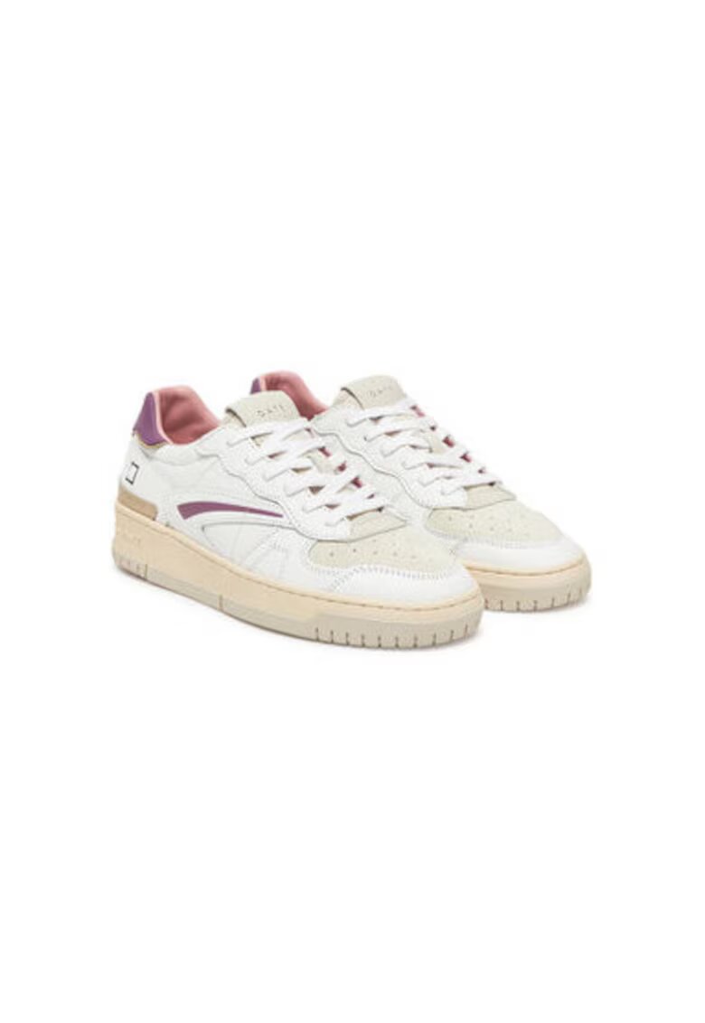 DATE Pantofi sport dama - W421-TP-CA - D A T E - Piele naturala - Alb