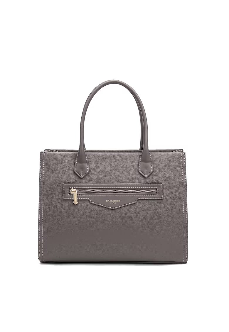 David Jones Geanta shopper din piele ecologica Erisma - Gri