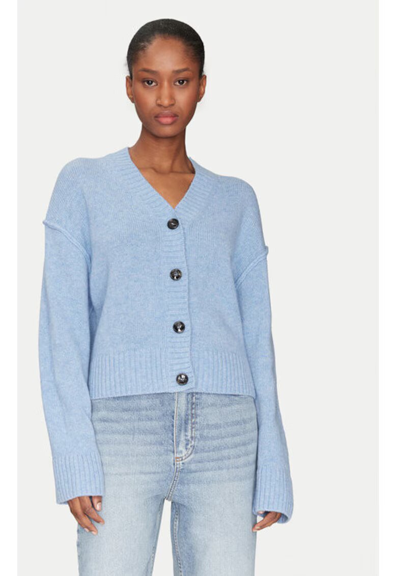 Day Birger Cardigan dama - 305138323 - Lana - Albastru - Albastru
