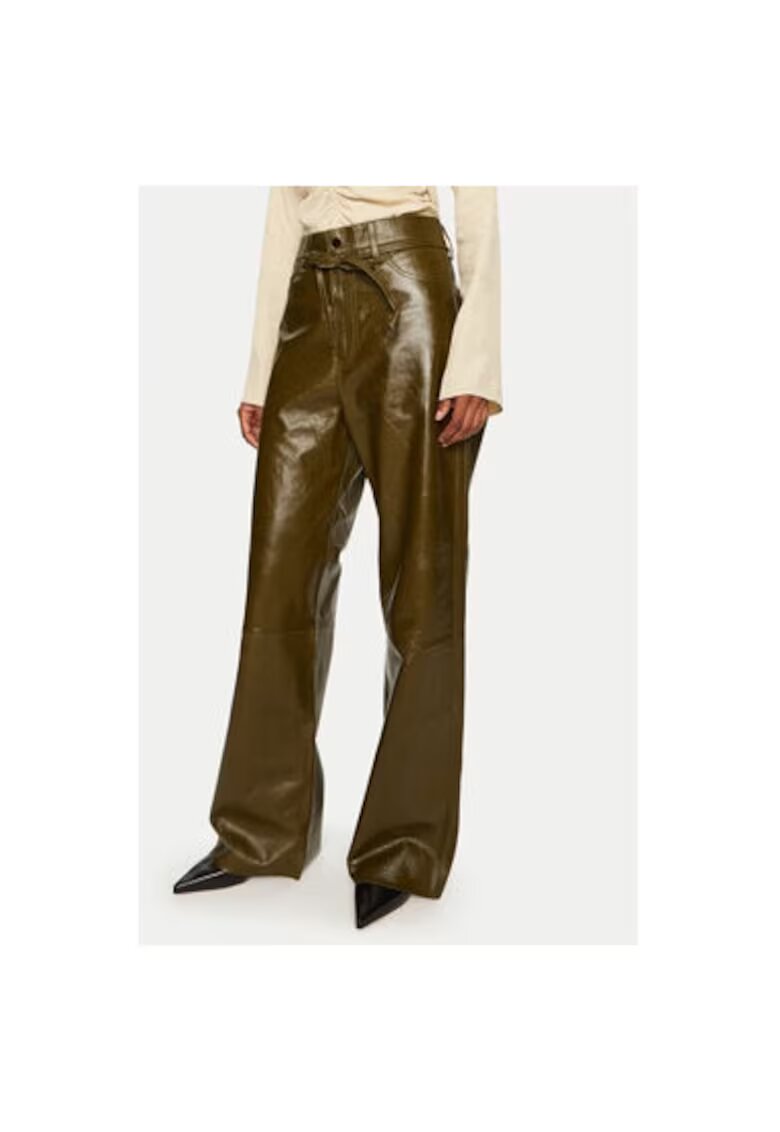Day Birger Pantaloni dama - 304750083 - Piele naturala - Maro - Maro