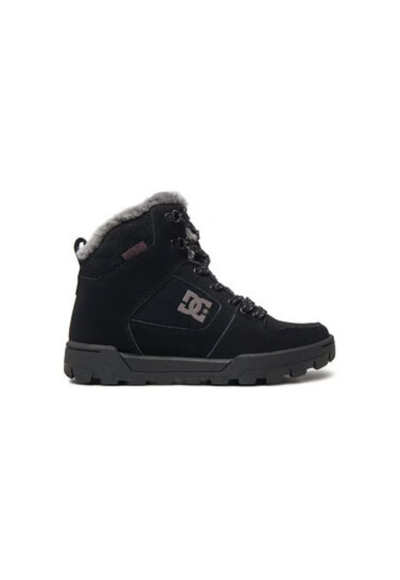 DC Botine dama ADJB100012-BK2 - Piele naturala - Negru - Negru