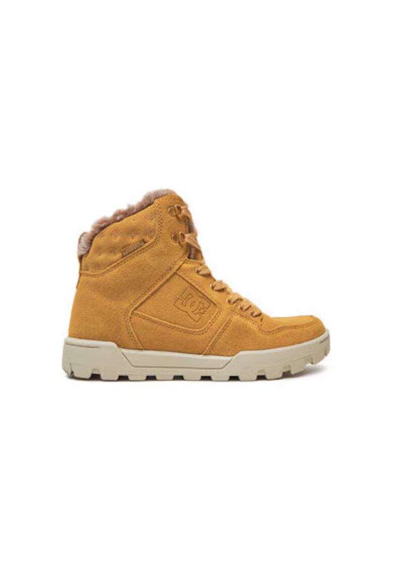 DC Botine dama Piele naturala - Maro
