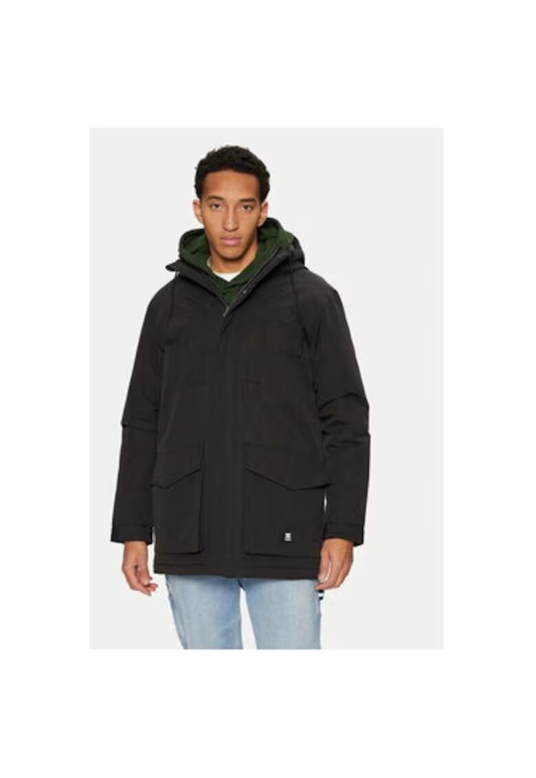 DC Geaca barbati - 303978518 - Bumbac/Nylon - Negru - Negru