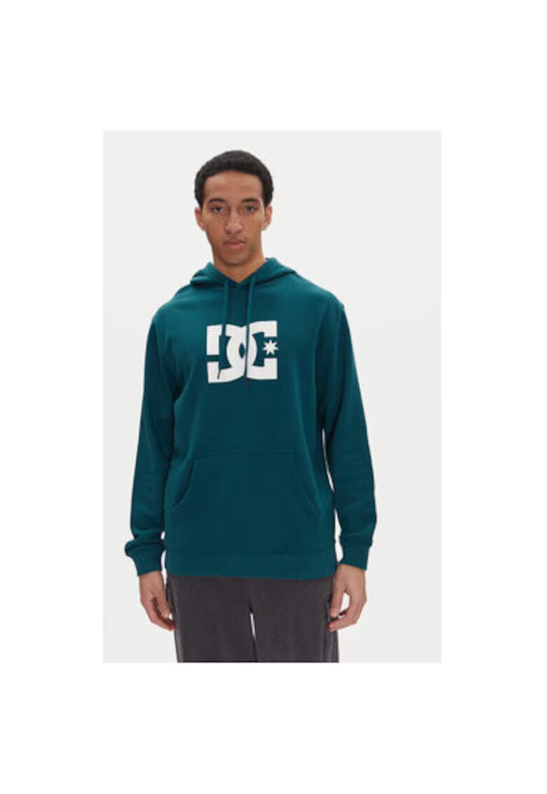 DC Hanorc barbati ADYSF03099 - Bumbac/Poliester - Verde - Verde