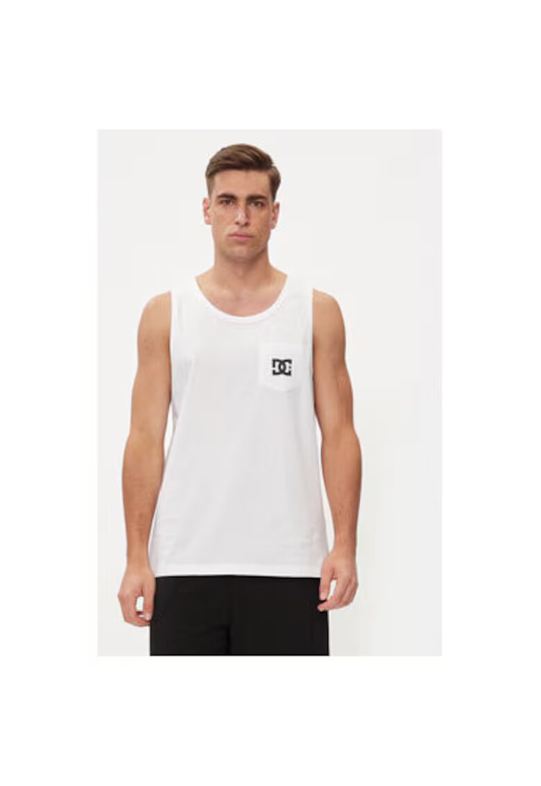 DC Maiou barbati - 303366131 - Bumbac/Bumbac - S INTL - Alb