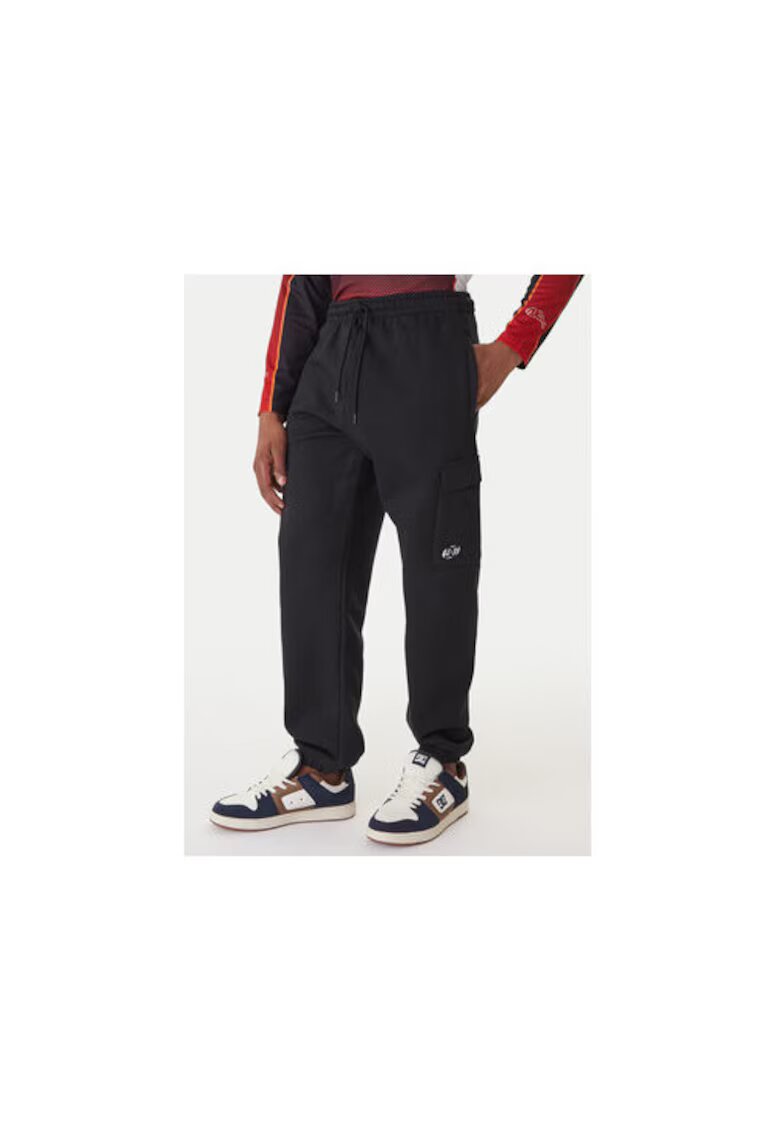 DC Pantaloni de trening - bumbac/poliester - negru
