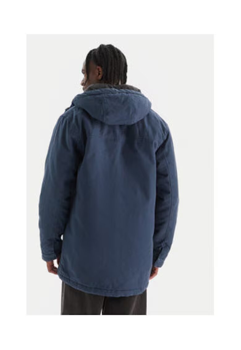 DC Parka barbati - bleumarin - 100% bumbac -