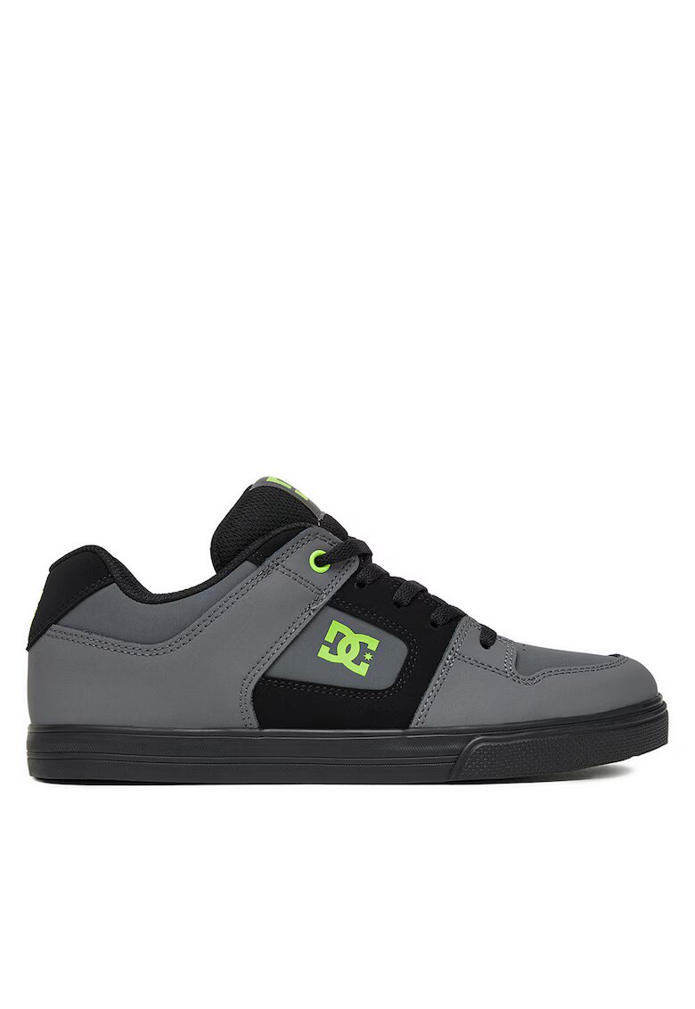 DC Shoes Adidasi copii - gri - piele naturala