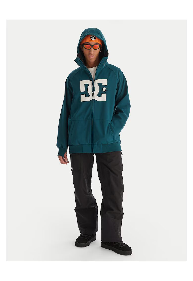 DC Shoes Geaca de tranzitie barbati verde - fabricata din material de calitate