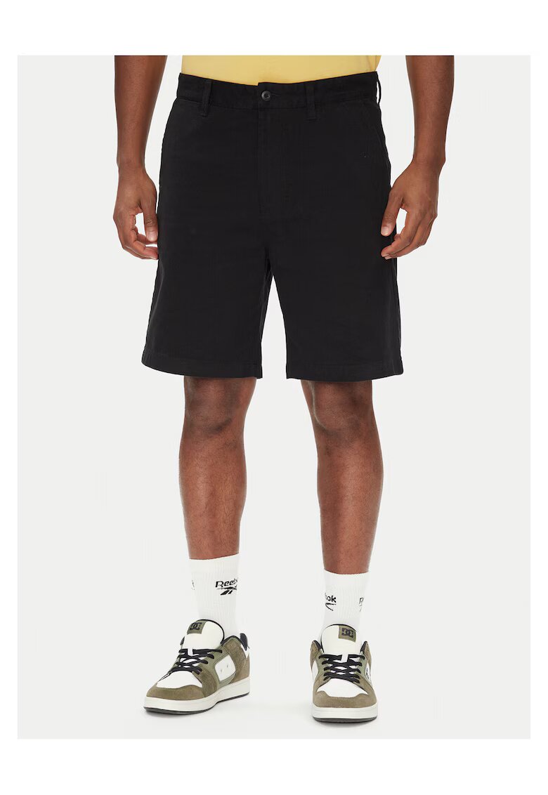 DC Shoes Pantaloni scurti barbati negru - bumbac