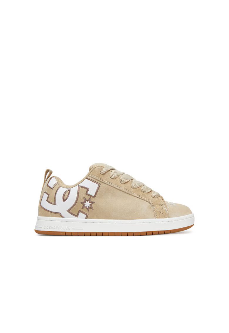 DC Shoes Pantofi sport dama - V5-10116 - bej - piele naturala