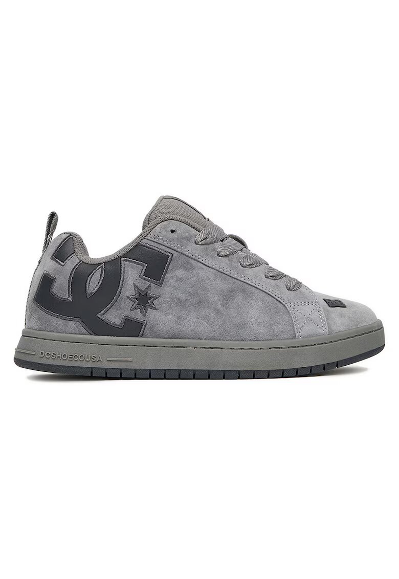 DC Shoes Tenisi barbati piele naturala - gri - Gri