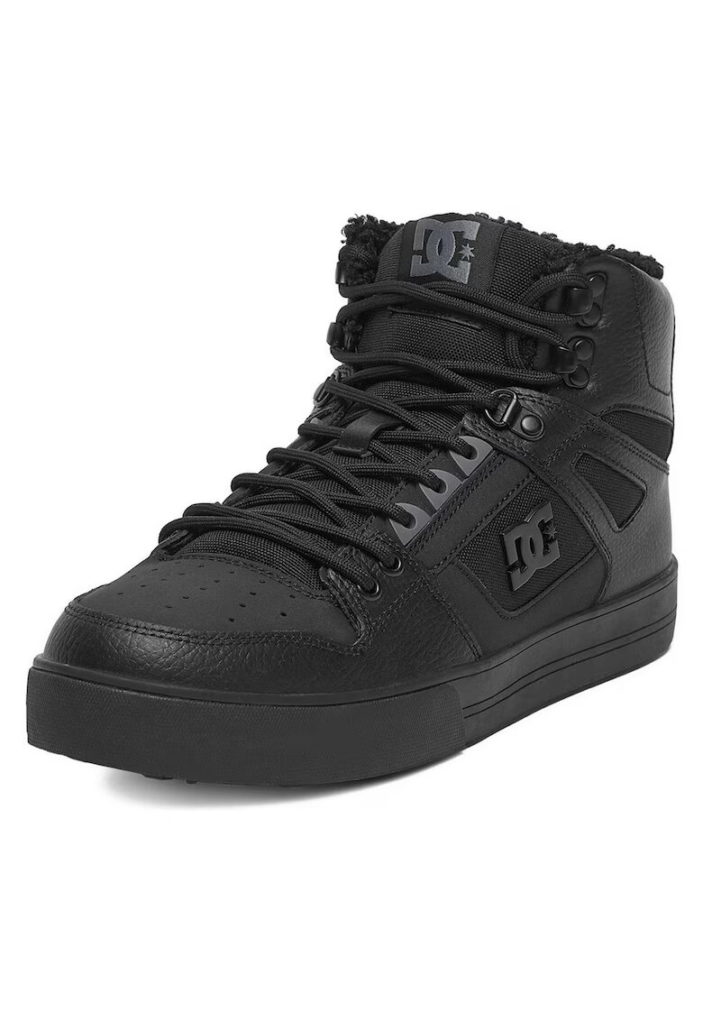 DC Shoes Tenisi barbati piele naturala - Negru