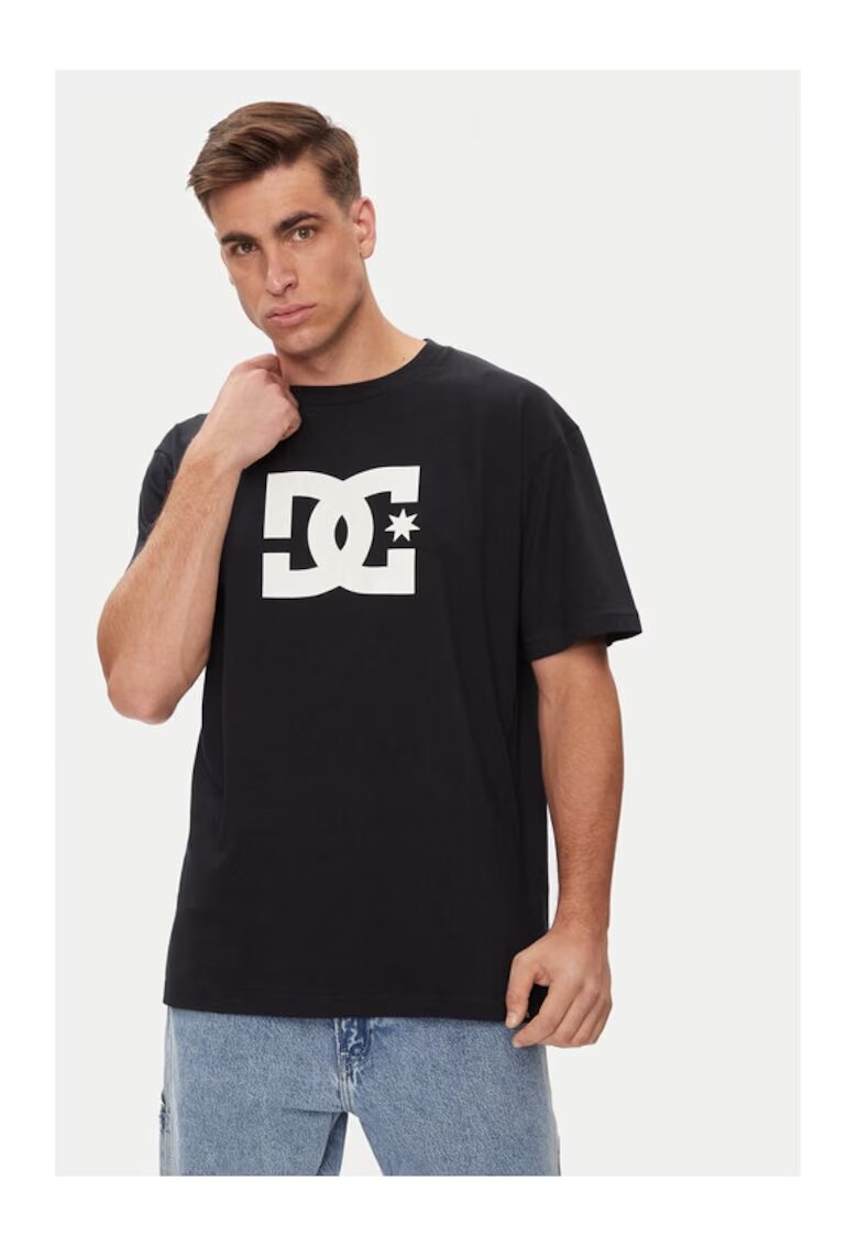 DC Tricou barbati - 66001 - Bumbac - Negru