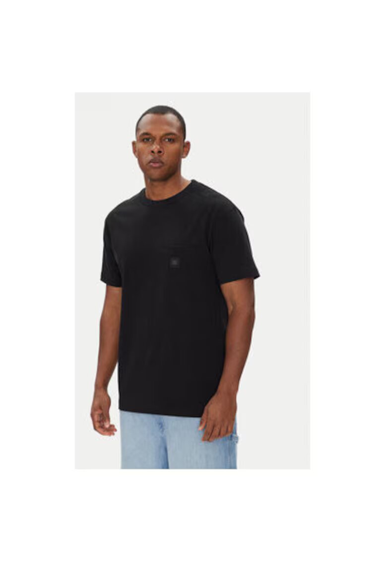 DC Tricou barbati ADYKT03246 - Bumbac - 78678 - Negru