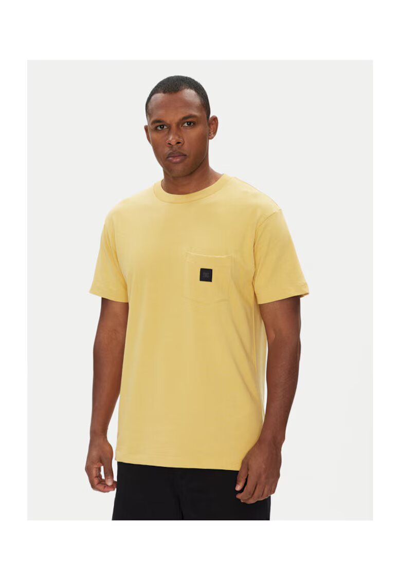 DC Tricou barbati ADYKT03246 - Bumbac - Galben - Galben