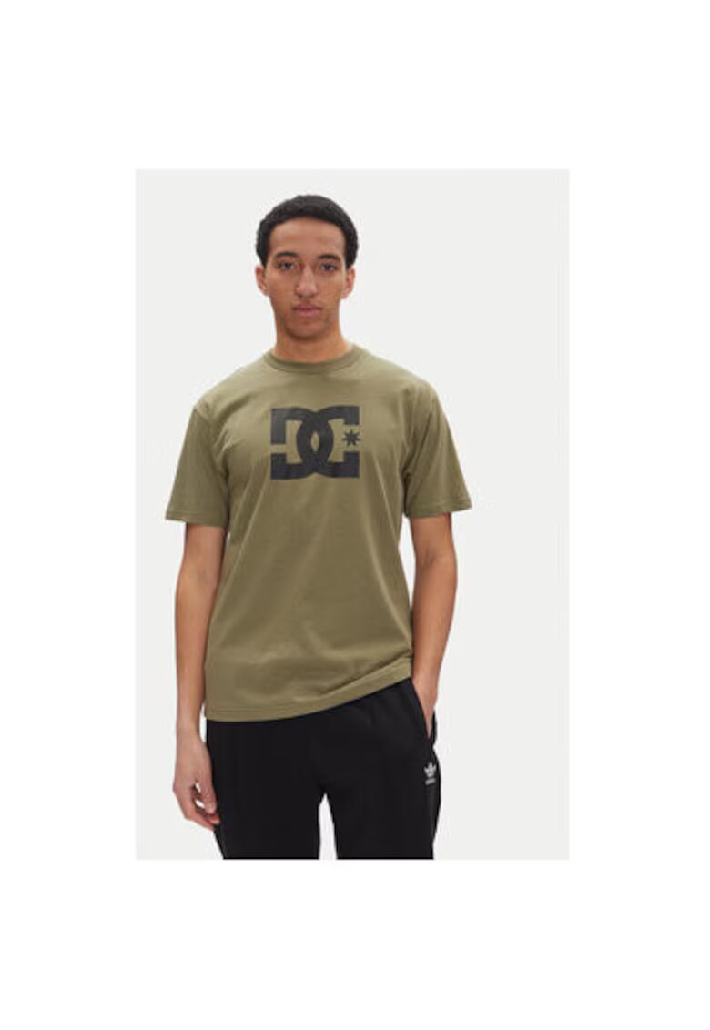 DC Tricou barbati ADYZT05373 - Bumbac/Bumac reciclat - Verde - Verde