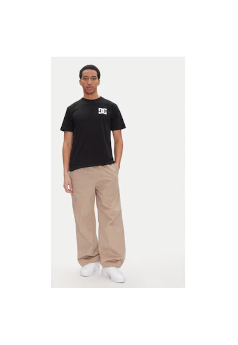 DC Tricou barbati ADYZT05455 - Bumbac/Bumac reciclat - Negru - Negru