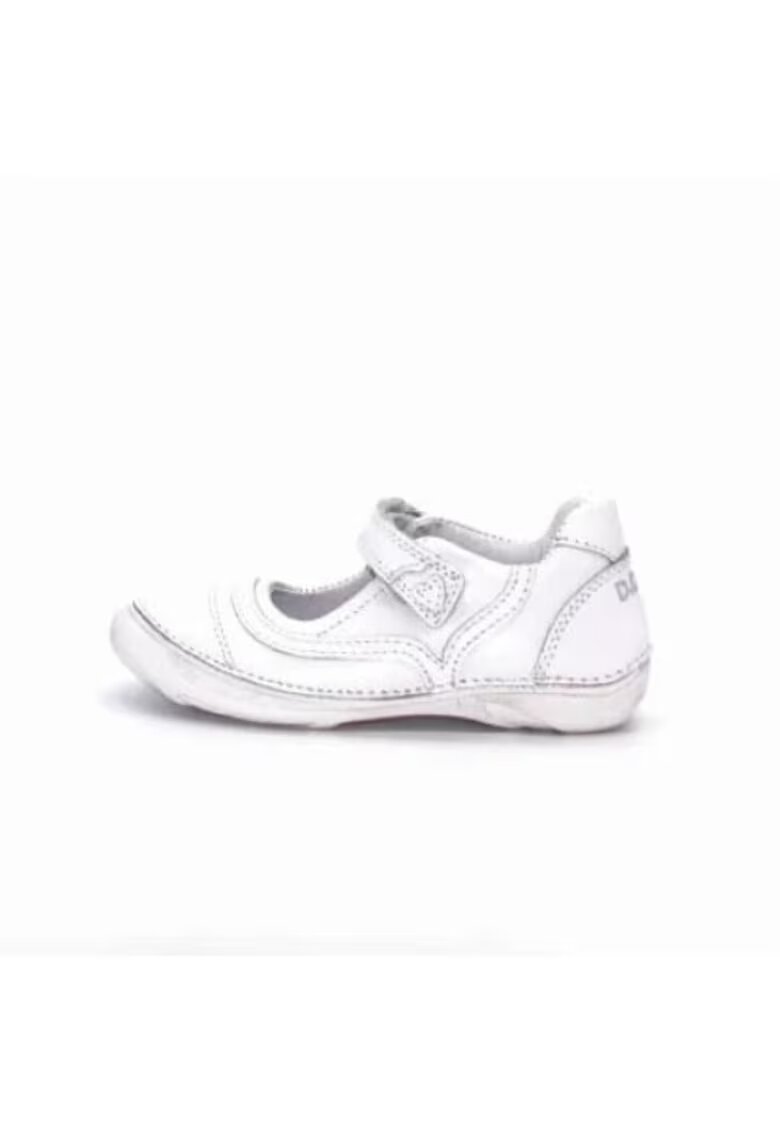 DDStep Balerini din piele - flexibili - albi - H046-978C