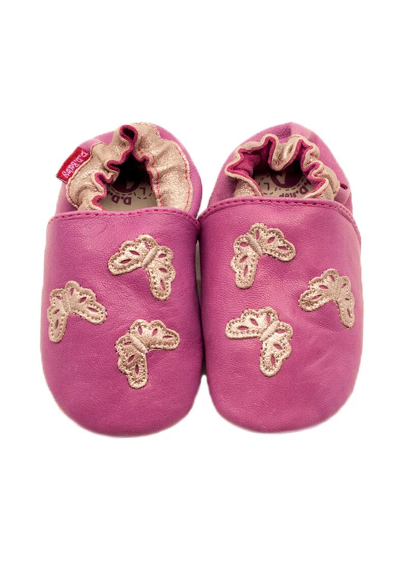 DDStep Botosei - cu banda elastica - model fluturi - K1596-12 - Roz