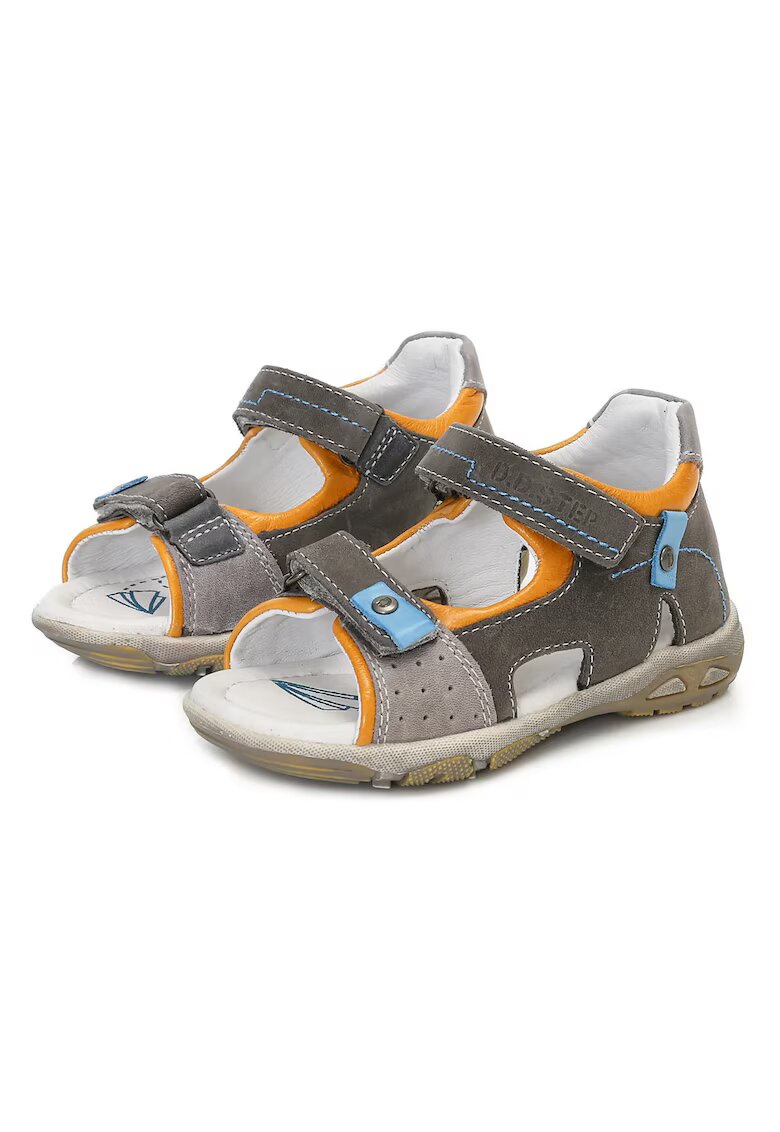 DDStep Sandale din Piele Baieti - Usoare - Inchise la Spate - Gri - AC290-7010B - Gri