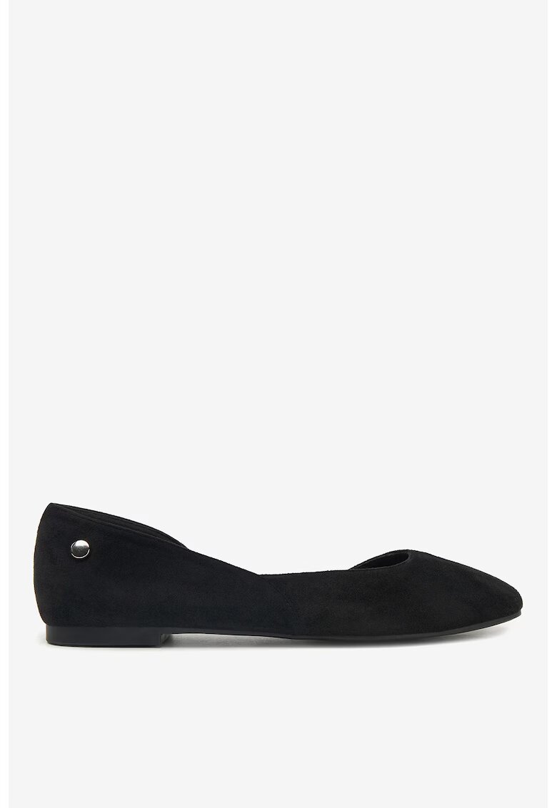 DeeZee Balerini Textil - Negru - Negru