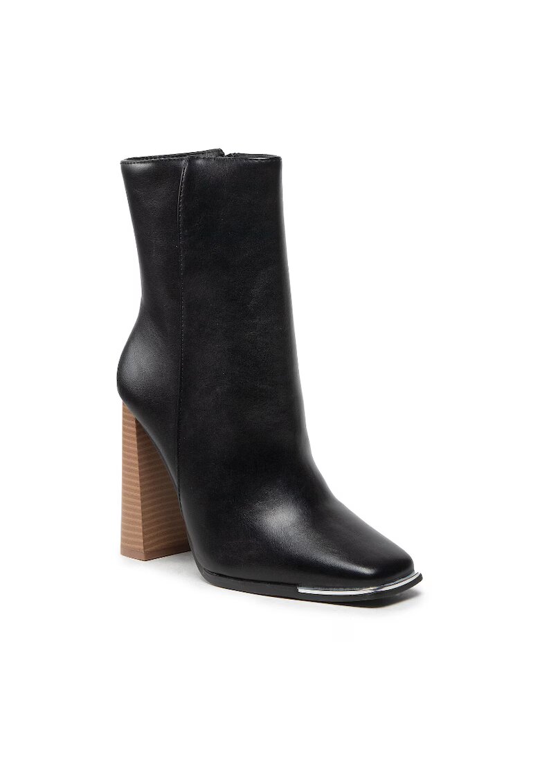 DeeZee Botine dama - 301727811 - Piele ecologica - Negru - Negru