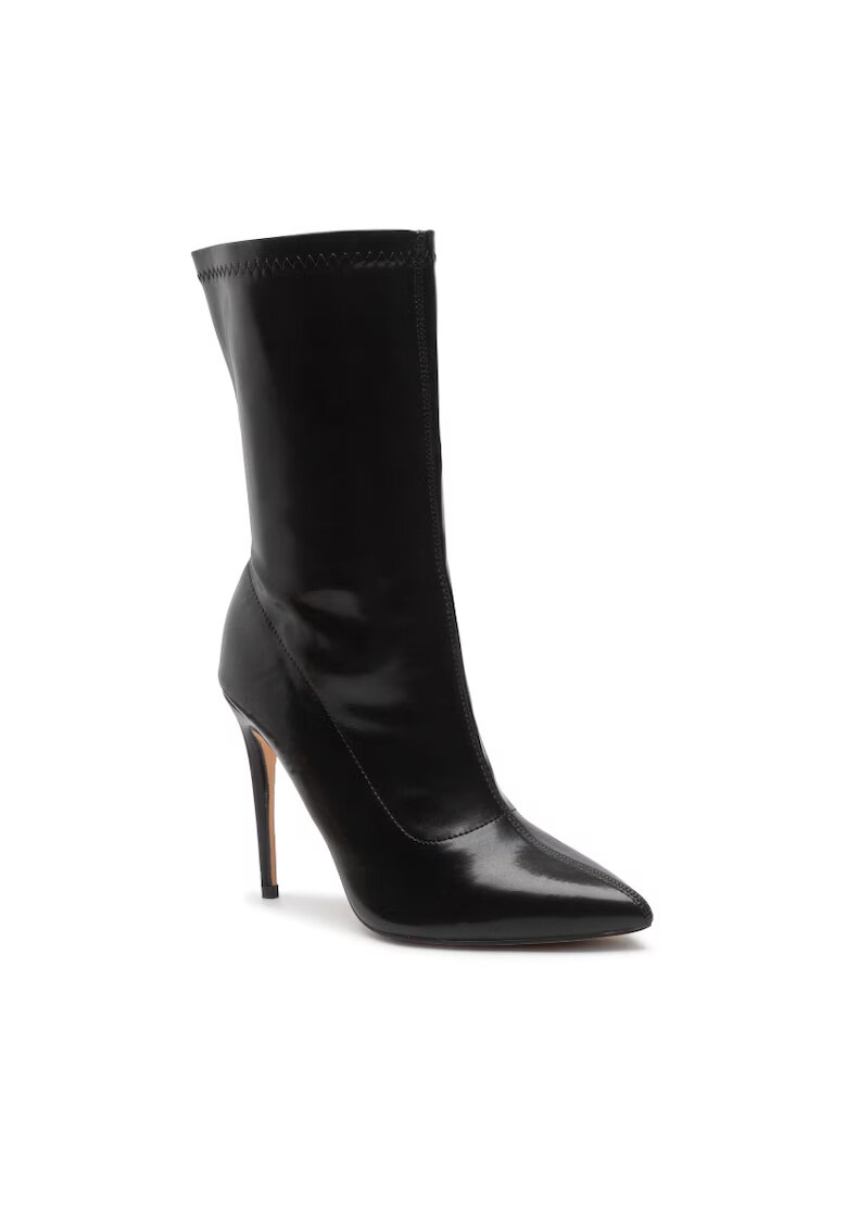 DeeZee Botine dama - 301728054 - Piele ecologica - Negru - Negru