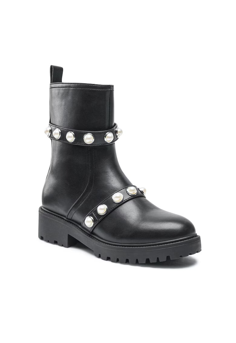DeeZee Botine dama - 5904862241227 - Piele ecologica - Negru