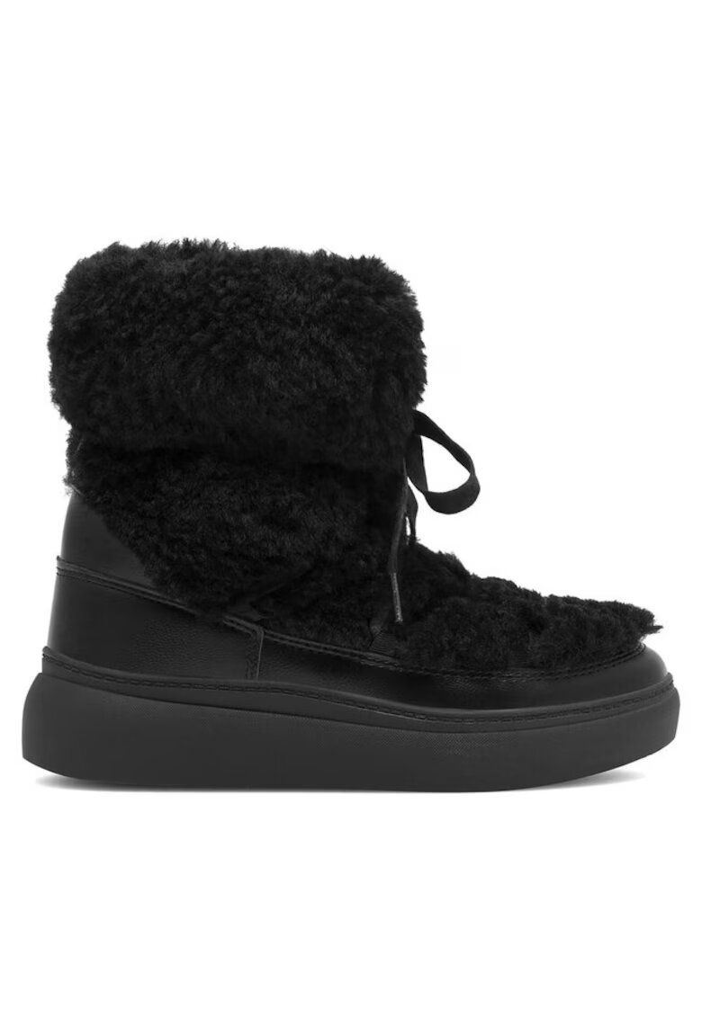 DeeZee Botine dama - 590558810218236 - Piele ecologica - Negru