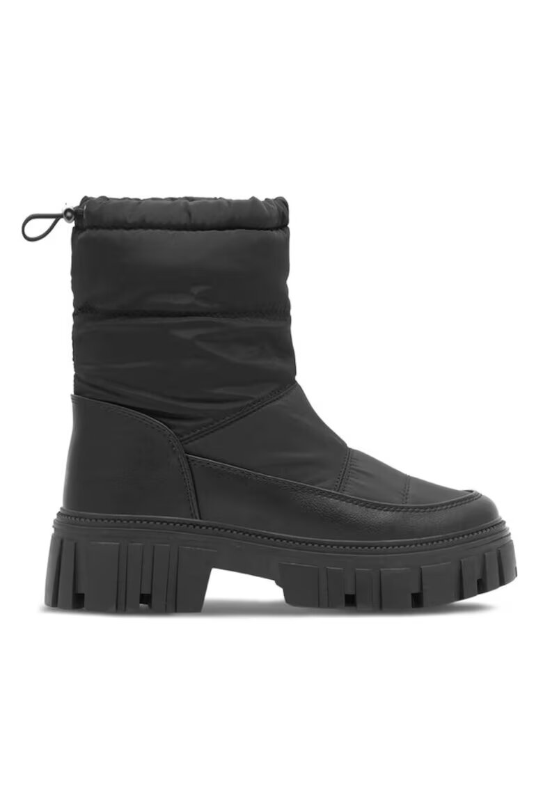 DeeZee Botine dama - 590558810234237 - Piele ecologica - Negru