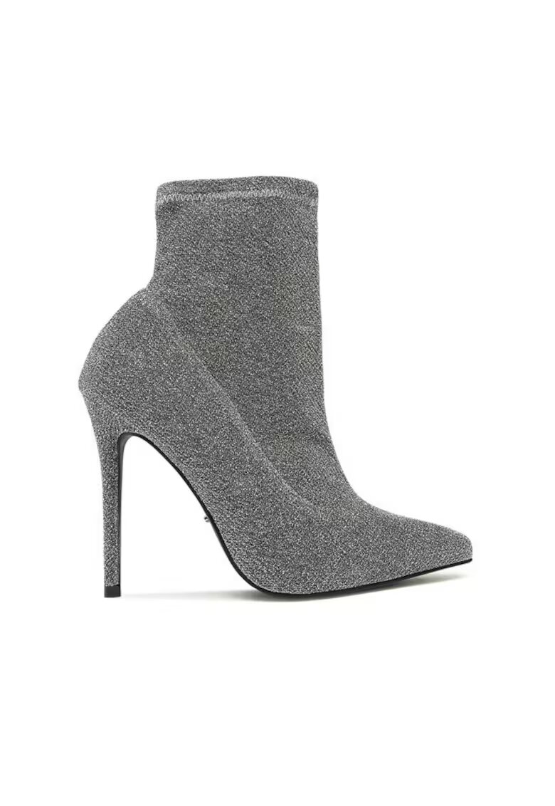DeeZee Botine dama - KL-HT6933-1 - gri - material sintetic