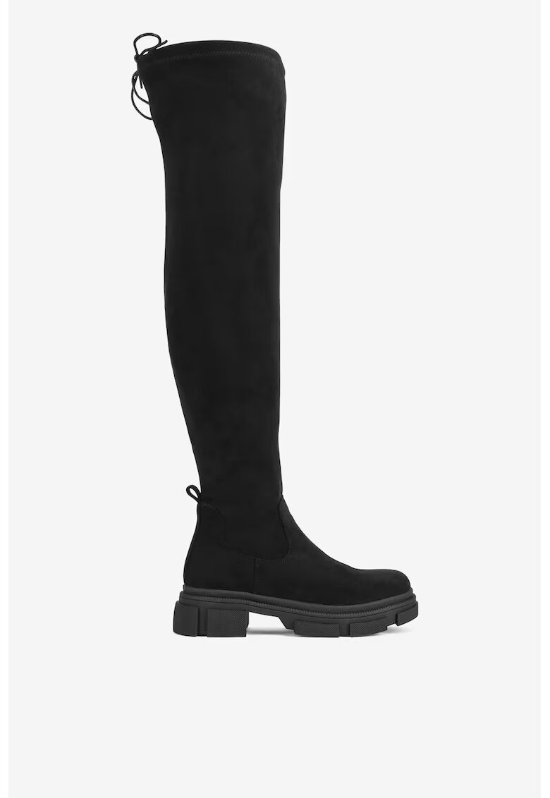 DeeZee Cizme dama 5905588887096 - Textil - Negru - Negru