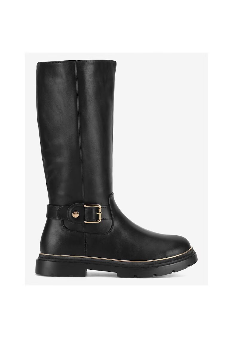 DeeZee Cizme fete 5905588968436 - Sintetic - Negru - Negru
