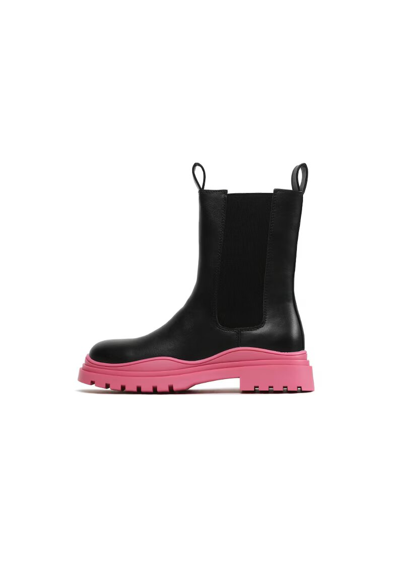 DeeZee Ghete Chelsea copii - 5904862034539 - Negru - Piele ecologica - Negru