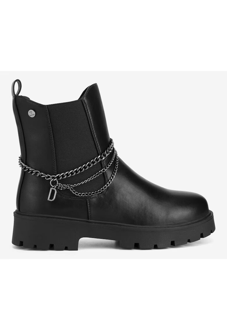 DeeZee Ghete fete 5905588892991 - Sintetic - Negru - Negru