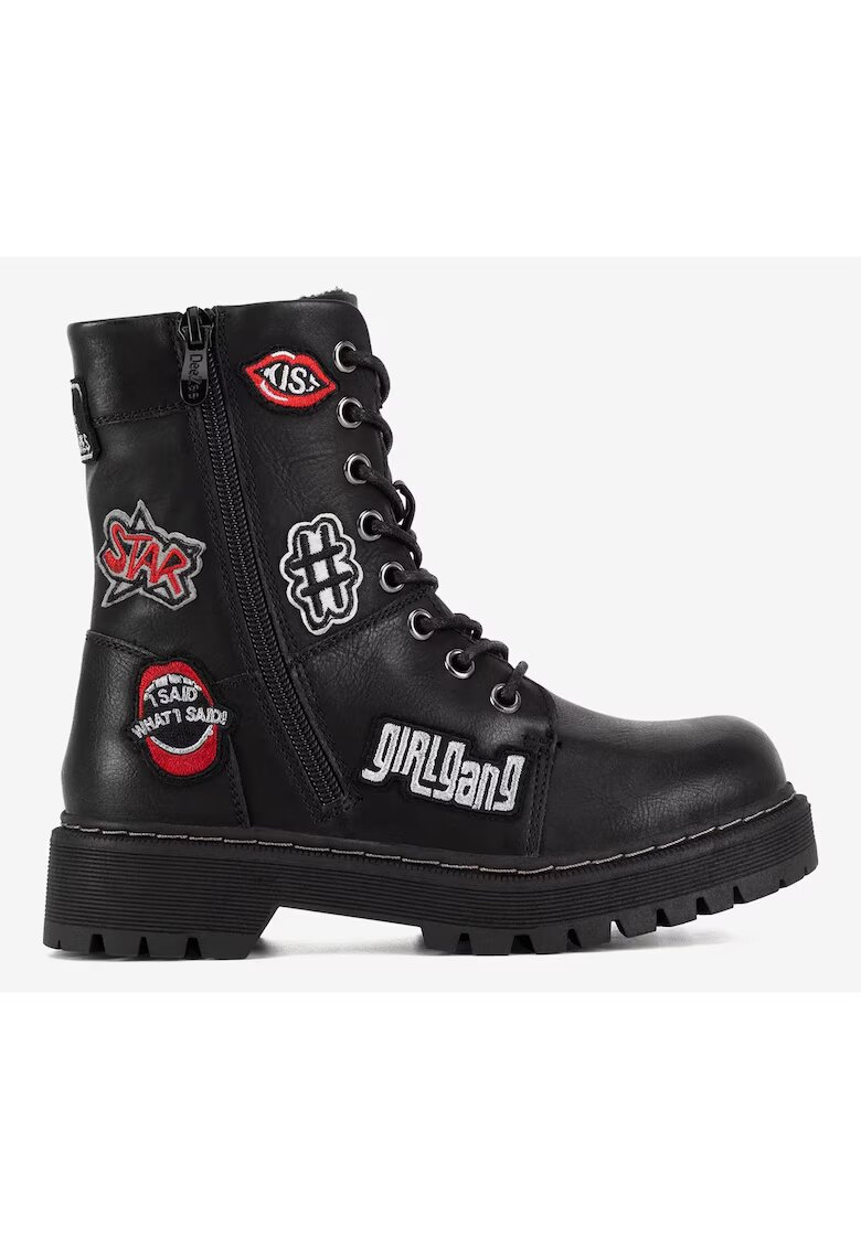 DeeZee Ghete fete 5905588905783 - Sintetic - Negru - Negru